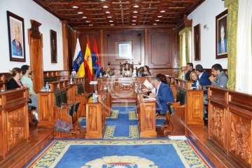 Ediles de la oposición se van del Pleno de Telde (Foto TA)